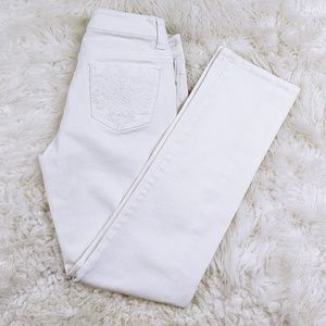 Cache embroidery jeans